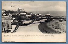Postcard broadstairs winter for sale  UK