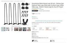 Metal hairpin legs for sale  Corning