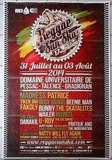 Affiche festival reggae d'occasion  Bordeaux-