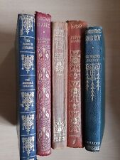 LOT 5 ANTIQUE LEATHER BOUND BOOKS PEPYS DIARY J.M.BARRIE PLAYS ROB ROY PEVERIL comprar usado  Enviando para Brazil