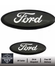 Distintivo oval Ford compatível 9" e 7" preto cromado TRANSIT RANGER dianteiro e traseiro comprar usado  Enviando para Brazil