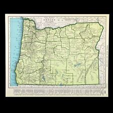 Vintage oregon map for sale  Willow Grove