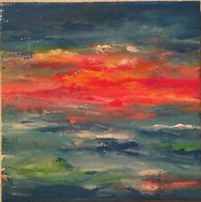 Sunset acrylic painting for sale  Los Angeles