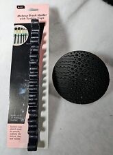 Makeup/ Beauty Brush Cleaning Kit- Silicone Scrubber Pad & Drying Holder, used for sale  Shipping to South Africa
