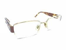 Versace MOD. 1136-B 1002 Gold Brown Half Rim Eyeglasses Frames 51-17 135 Italy for sale  Shipping to South Africa
