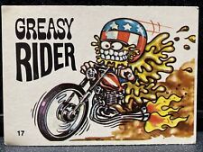 Usado, 1970 DONRUSS SILLY CYCLES ODD RODS #17 ADESIVO "GREASY RIDER" comprar usado  Enviando para Brazil