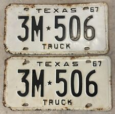 1967 texas license plates for sale  Brownsboro