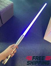 Réplica de sable de luz Star Wars Force FX mango de metal recargable duelo pesado segunda mano  Embacar hacia Mexico
