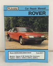 Autodata rover 2000 for sale  CHALFONT ST. GILES