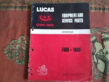 Lucas service parts for sale  Shipping to Ireland