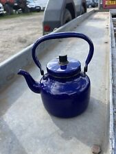 Blue enamel kettle for sale  BENFLEET