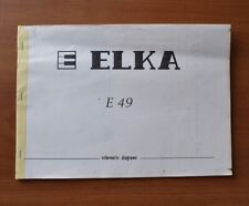 Elka service manual usato  Perugia