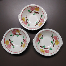 Conjunto de 3 vintage Blue Ridge China Southern Potteries Cherry Wine Cereal Bowls comprar usado  Enviando para Brazil