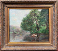 Large antique oil for sale  PITLOCHRY