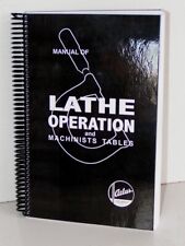 Atlas Lathe Manual and Machinists Tables Metal Lathe Tool Owners Craftsman for sale  Shipping to South Africa