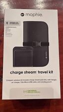 mophie Charge Stream Travel Kit with 5W Qi Certified Wireless Charging Pad  for sale  Shipping to South Africa