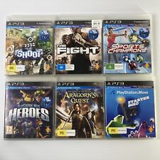 Used, PS3 Move Bundle - 6x Games - Tested & Working - Good to VG Condition for sale  Shipping to South Africa