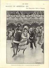 Vestido fantasia gelo artificial patinação 1902 Niagara príncipe Henry visitas Estados Unidos, usado comprar usado  Enviando para Brazil