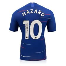 Camiseta de fútbol local firmada por Eden Hazard Chelsea 2018-19 segunda mano  Embacar hacia Argentina