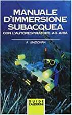 Manuale immersione subacquea usato  Italia