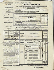 1854 lot tax d'occasion  Expédié en Belgium
