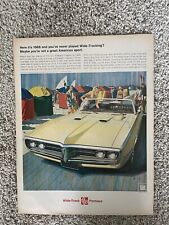 Anúncio impresso amarelo 1968 Pontiac Firebird revista Wide-Track Life ~ 10,5 X 13,5 comprar usado  Enviando para Brazil