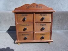 Vintage wooden spice for sale  Chippewa Falls