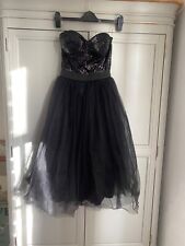 Black prom evening for sale  TELFORD