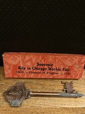 Caixa de lembranças 1933 Chicago’s Worlds Fair com chave - Century Of Progress comprar usado  Enviando para Brazil