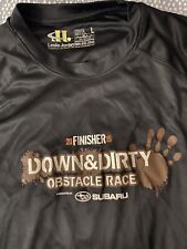 Usado, Jersey, 2015 Down & Dirty Obstacle Race Finisher adulto pequeña negra segunda mano  Embacar hacia Argentina