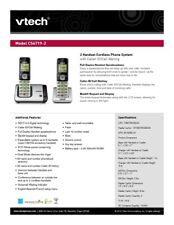 V-Tech CS6719-2 DECT6.0 Cordless 2-Handset Phone System w/Caller ID/Call Waiting for sale  Shipping to South Africa