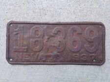 1937 nevada license for sale  Chebanse