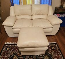 Leather loveseat ottoman for sale  Indianapolis