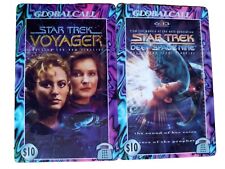 2 cartões telefônicos de ficção científica. STAR TREK, DEEP SPACE NINE. & STAR TREK VOYAGER., usado comprar usado  Enviando para Brazil