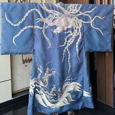 Coleção de arte rara japonesa+chinesa bordada à mão com roupão quimono dragão comprar usado  Enviando para Brazil