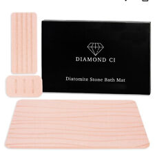 DIAMOND CI Stone Bath Mat, Diatomaceous Earth Shower Mat, Non-Slip Super Absorb for sale  Shipping to South Africa