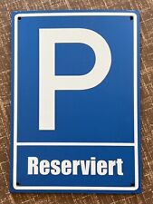 Parkschild parkplatzschild res gebraucht kaufen  Peißenberg