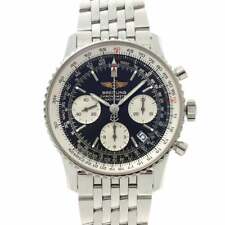 Reloj cronógrafo automático esfera negra Breitling Navitimer A23322 90229664 segunda mano  Embacar hacia Argentina