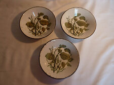 Midwinter Stonehenge Greenleaves 3 x Bowls 6.5" Cereal Bowl for sale  NORTHWICH