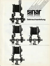 Sinar gebrauchsanleitung f2 gebraucht kaufen  Neumarkt i.d.OPf.