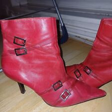 Barratts red leather for sale  LONDON