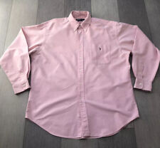 Used, Polo By Ralph Lauren Tilden 100% Cotton Pink Long Sleeve Shirt - Size Large for sale  Shipping to South Africa
