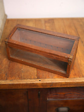 Vintage Antique Store Counter Wood Glass Display Case knife scissors jewelry box for sale  Shipping to South Africa