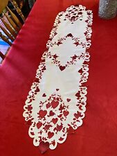Embroidered valentine table for sale  Gainesville