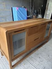 Solid oak cabinet for sale  ASHFORD