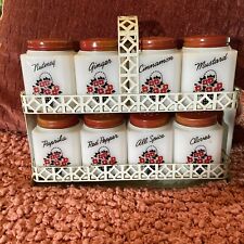 spice jars lids 8 for sale  Theodosia