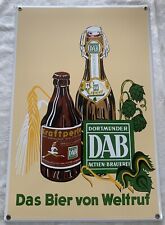 Brauerei dab emailschild gebraucht kaufen  Königsborn,-Mülhsn.