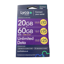 Lyca mobile payg for sale  Shipping to Ireland