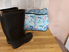 Black wellington boots for sale  SOUTHAMPTON