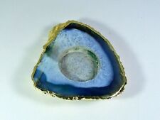 Natural agate electroplated for sale  Shipping to Ireland